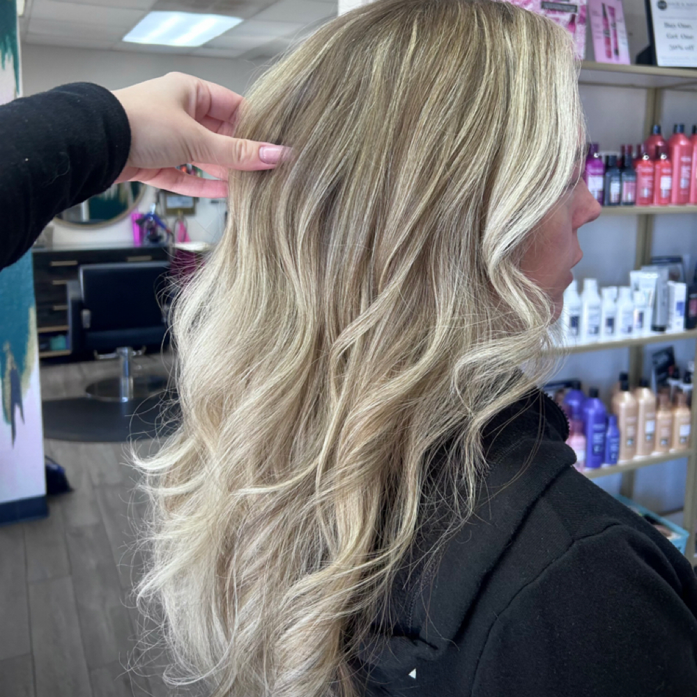 Full Blonding at Rustic Roots Salon + Spa in Hesperia, CA