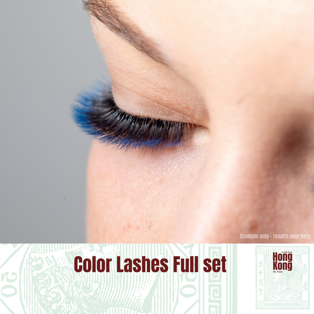 Color Lashes Full Set (Individual)