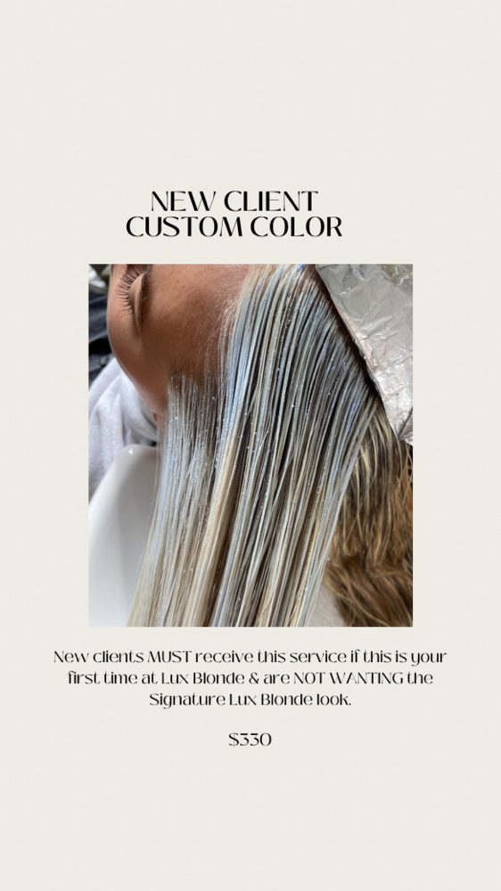 New Client Custom Color