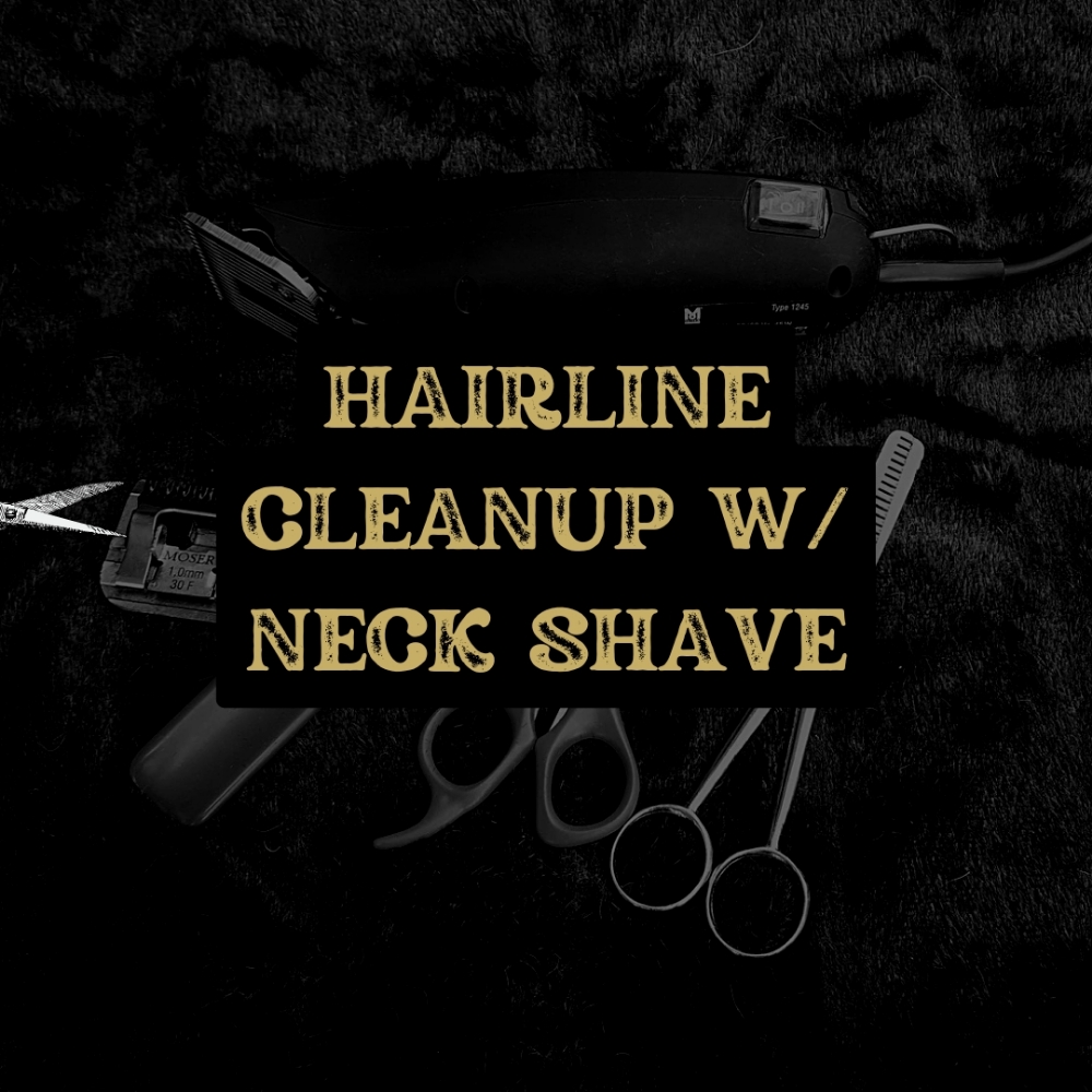 Hairline Cleanup and Neck Shave