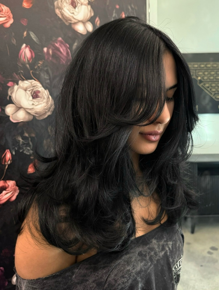 haircut • with wash & blowout