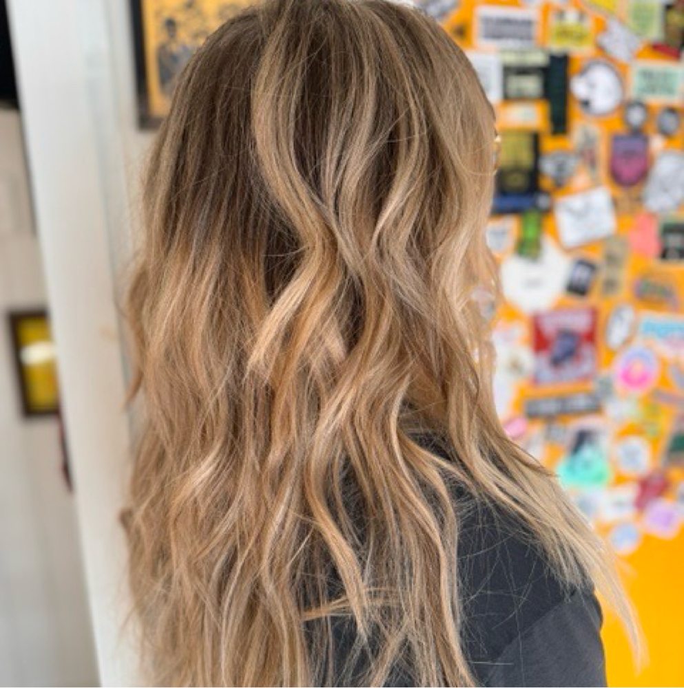Partial Highlight/Balayage& Styling at Organic Holistic Hairstylist & Facials in Manasquan, NJ