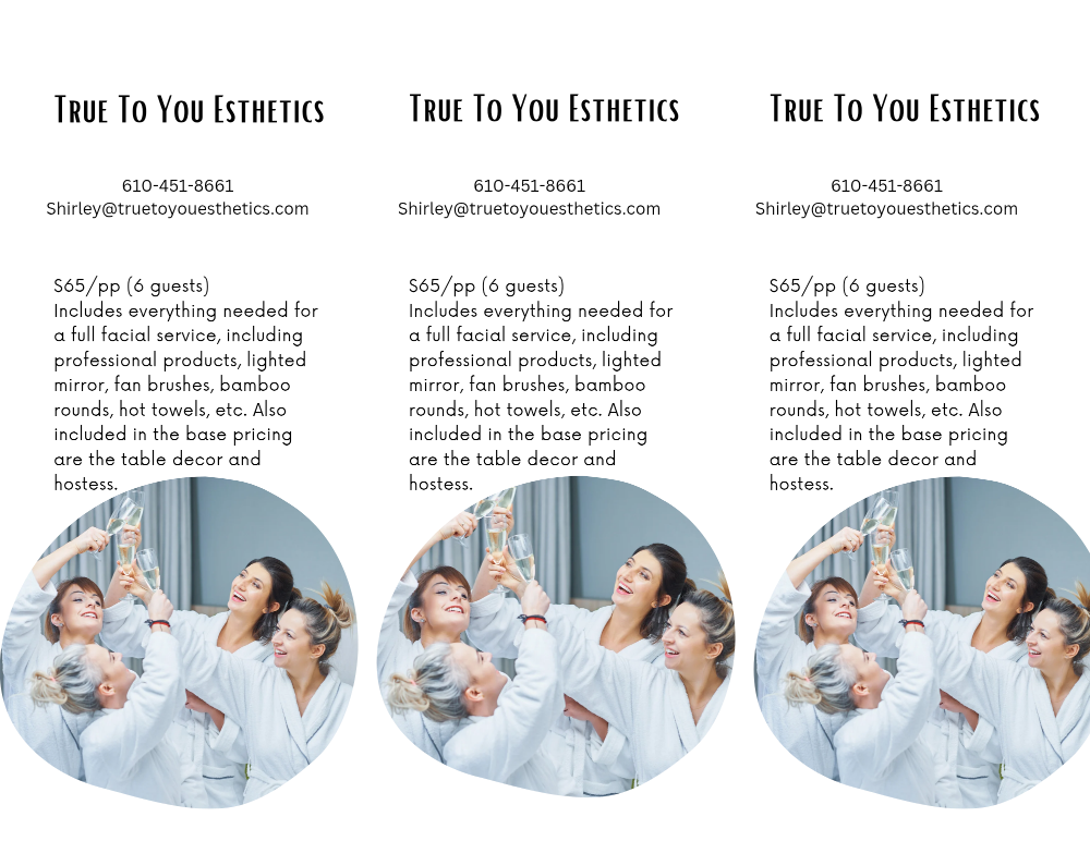 Girls Night In GUIDED FACIAL PARTY