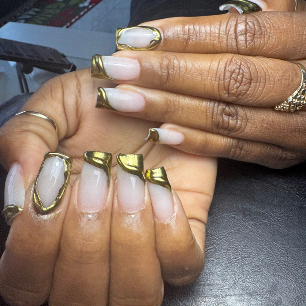 M FULL SET (4) at Starz Nail & spa in North Carolina, NC