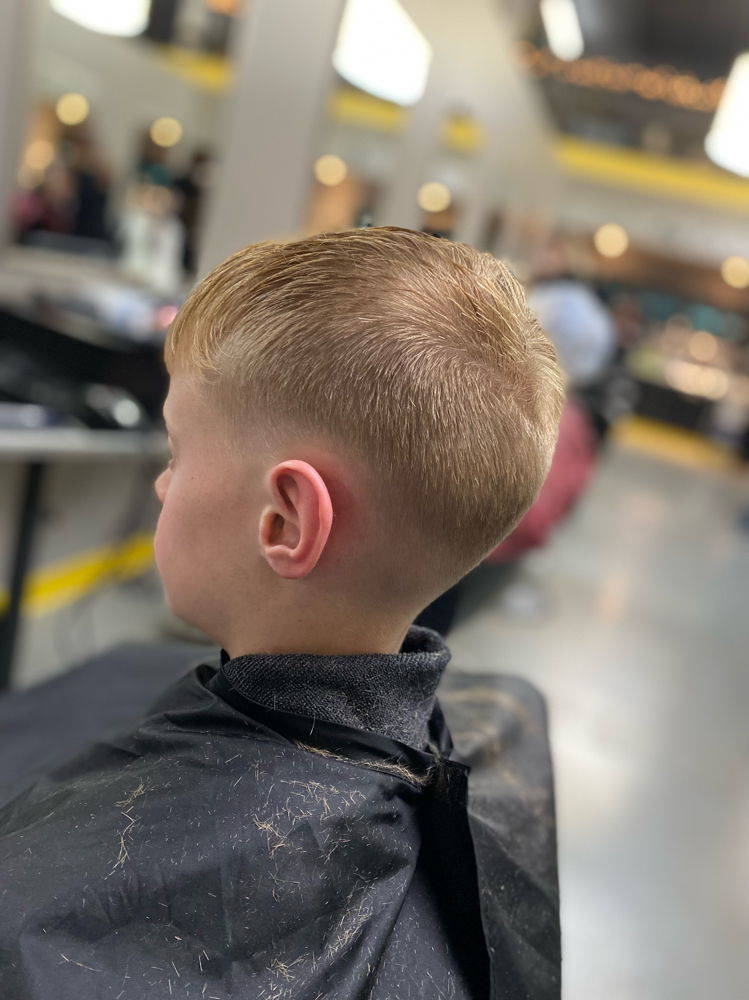 kids haircut at Skyler Drake in Elwood, IN