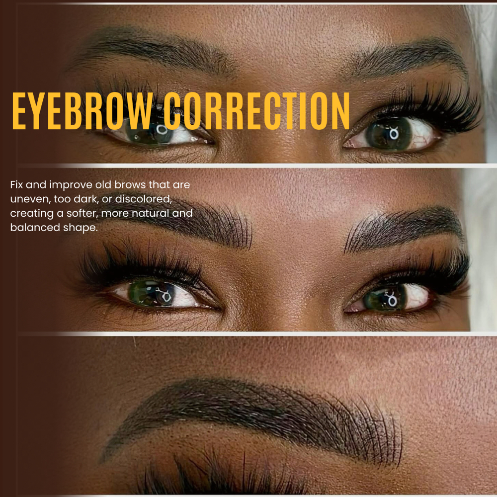 Old brows correction at BrowsByAlee in Columbus, OH