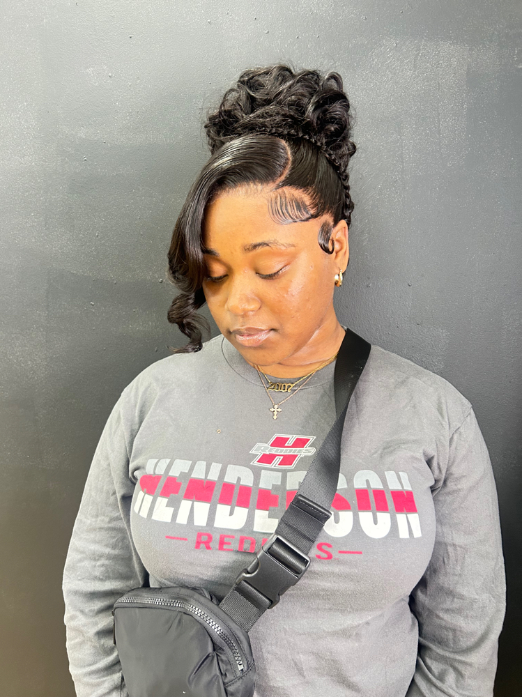 Frontal Wig Updo Speciality Stylez at STYLEZbyLARTINA in Nashville, AR