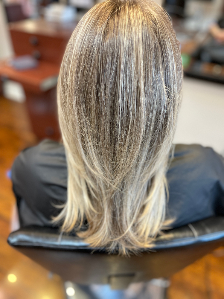 Partial Highlight w/base, Cut & Dry