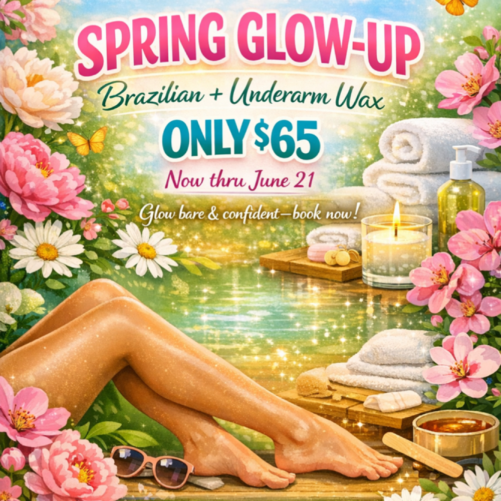 Spring Wax Special at Glo Skin Space in Crystal, MN