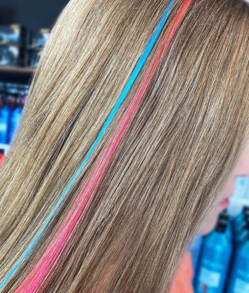 Hair Tinsel | Colored Extensions