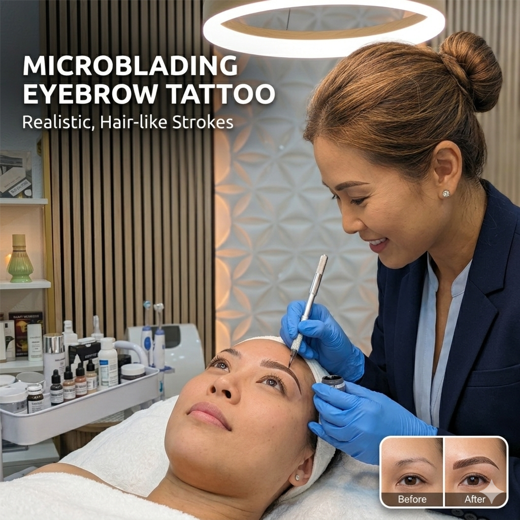 Microblading at MO Skin Care & Cosmetic tattoo in Rocklin, CA