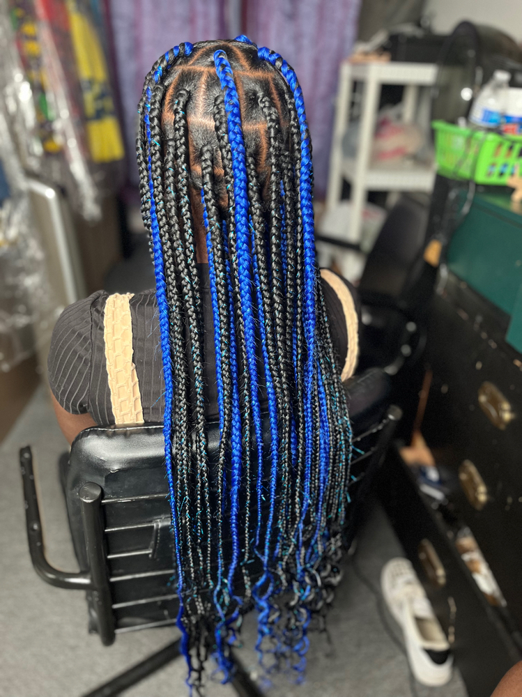 Medium Box Braids