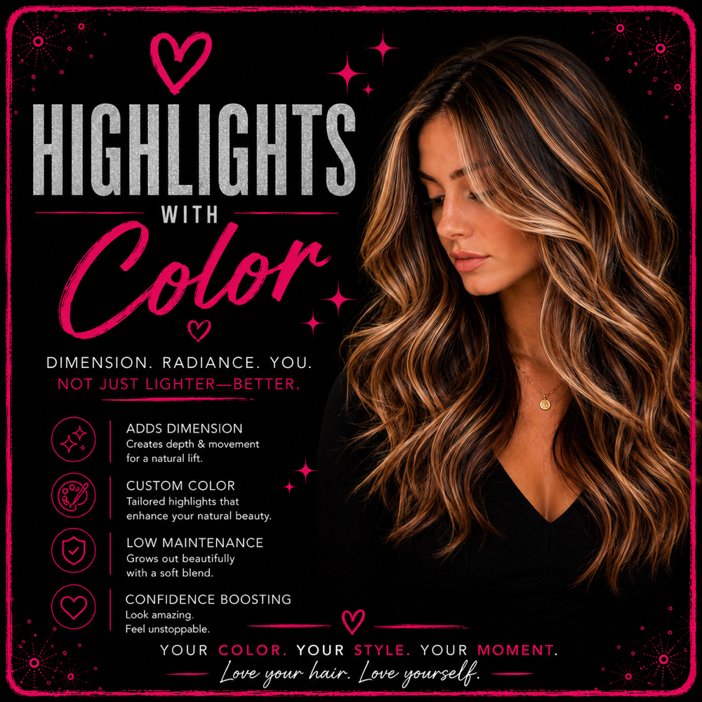 Highlights with Color at Beauty by Rylie in Paris, TN