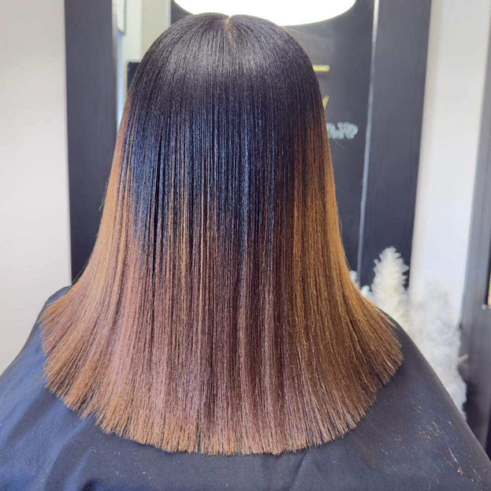 Silk Press at Her Radiant Crown in Matthews, NC