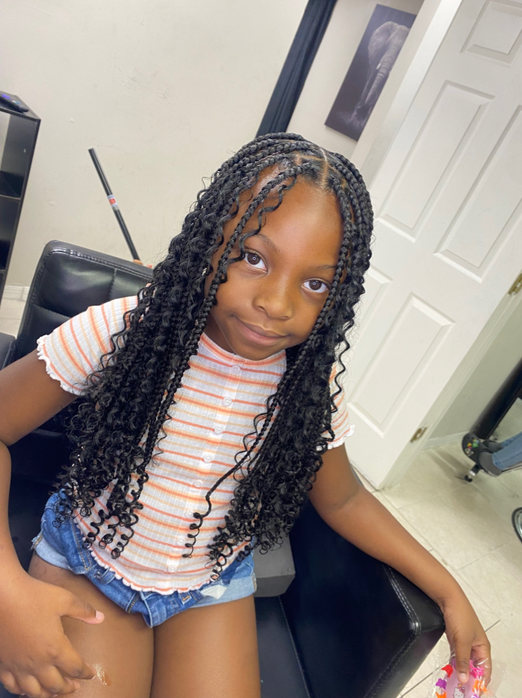 Kids Med Boho Knotless (10-12)