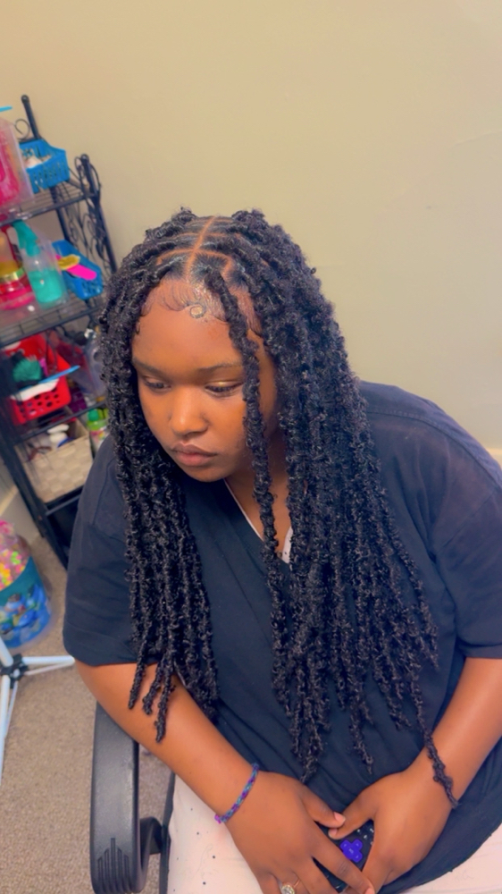 Medium Butterfly Locs at Hair By Niecey in Milwaukee, WI