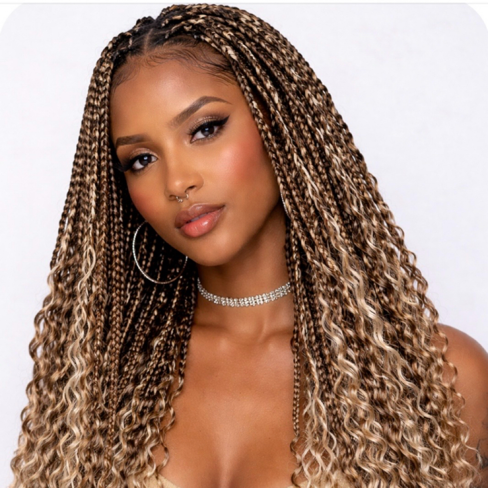 Boho Human Braids at Styles by Candeous in Seattle, WA