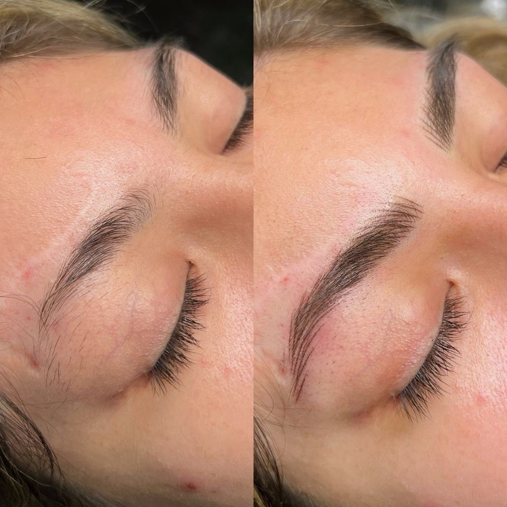 Microblading eyebrows at Beauty by Sofia in Cumming, GA