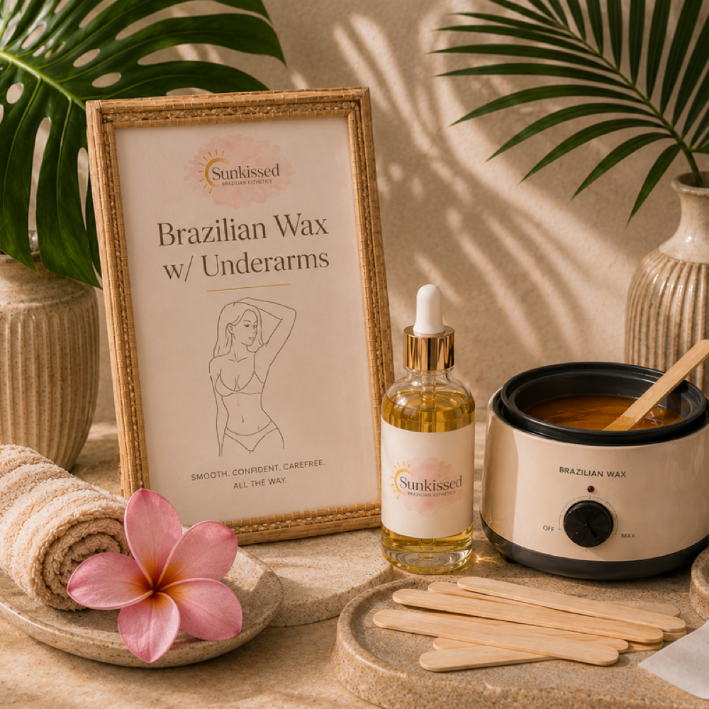 Brazilian wax w/ underarms at Sunkissed Brazilian Esthetics in Newnan, GA