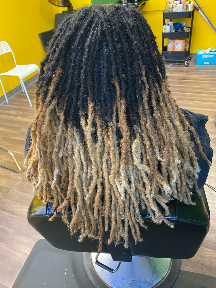 Blonde Dye Tips