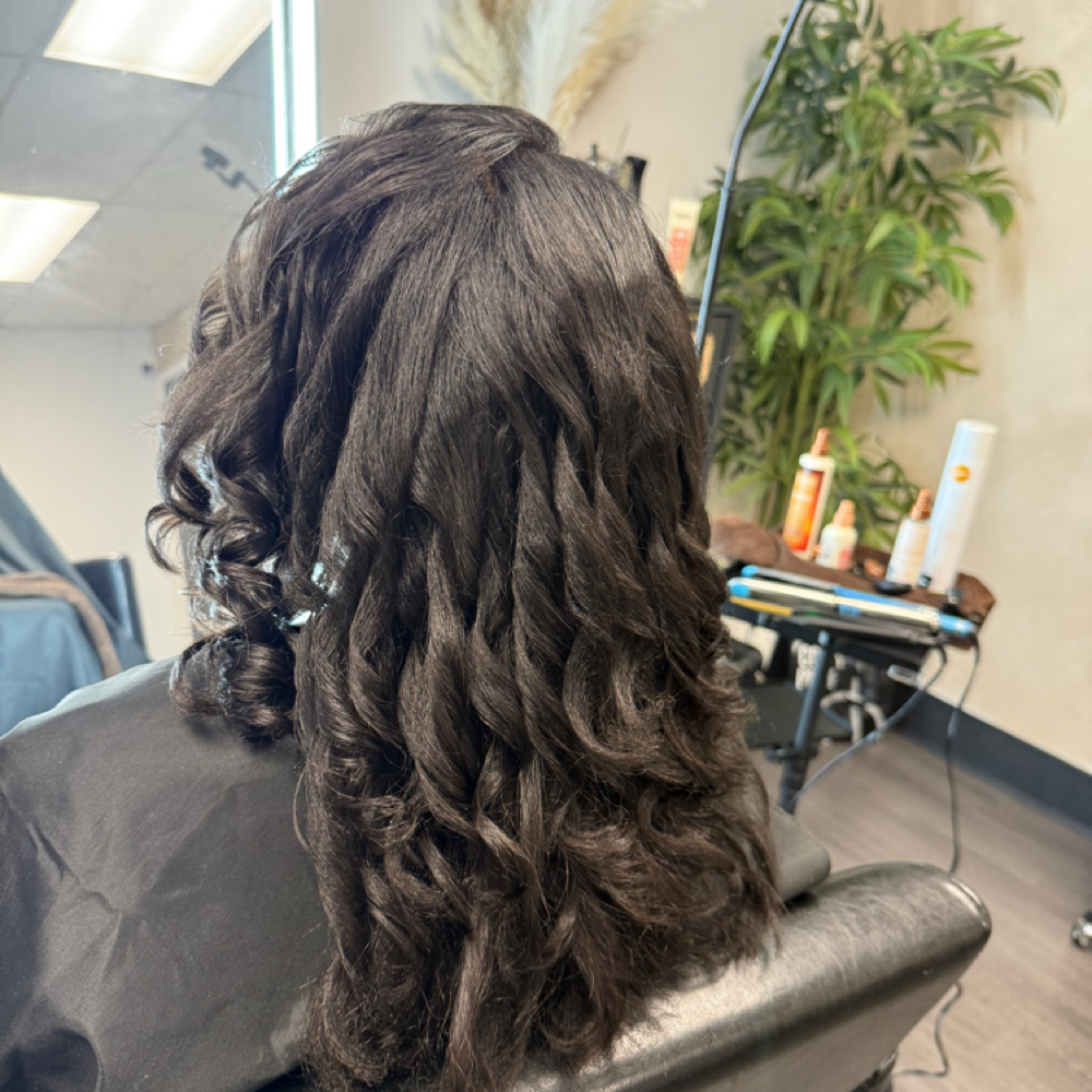 Deluxe Press and curl at The Beaute Haus in Charlotte, NC