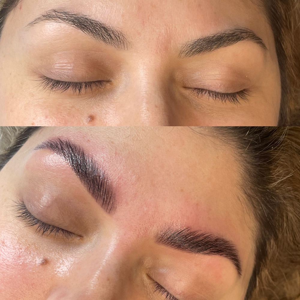 Brow lamination + tint + wax