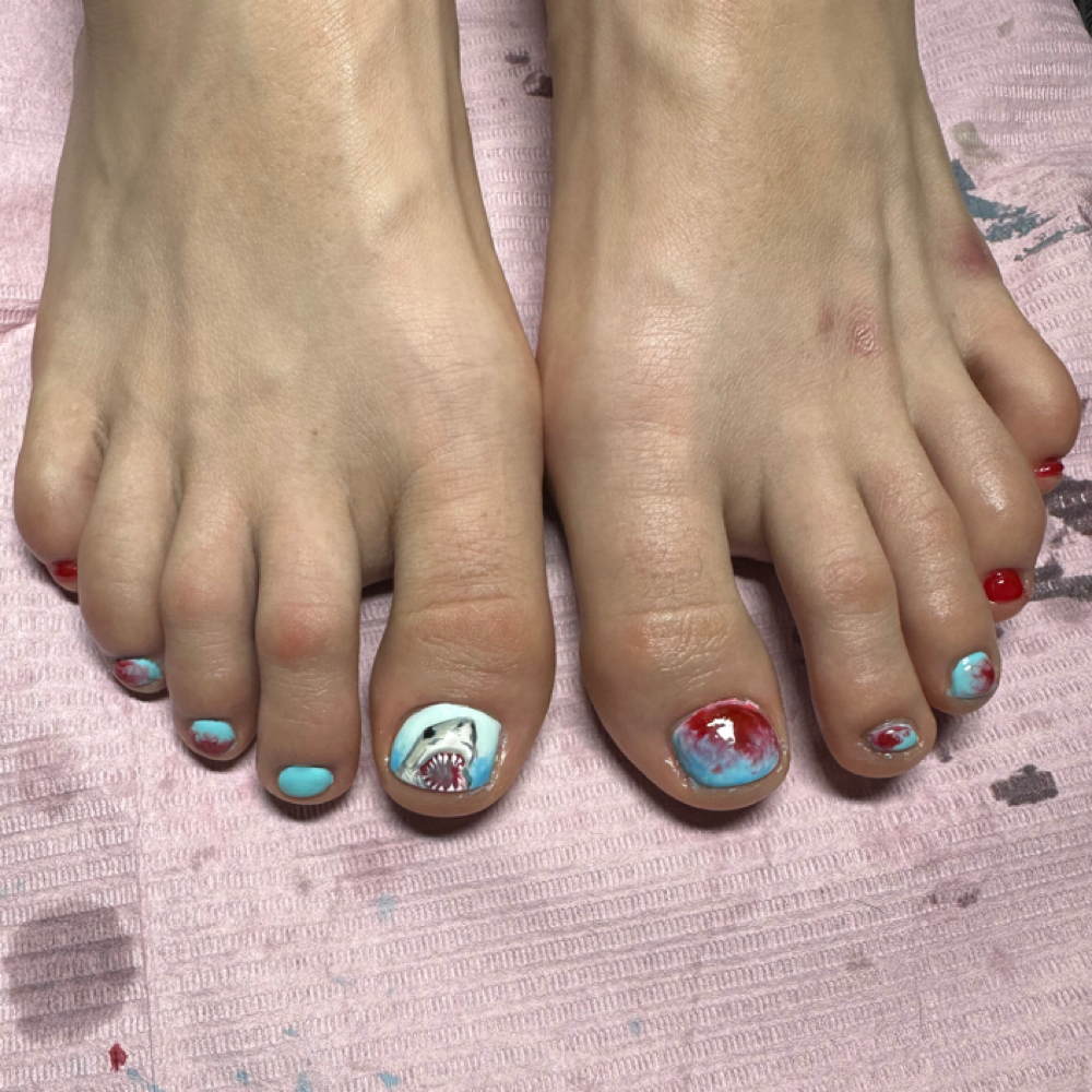 Gel Polish Pedicure at The Babe Cave in Durango, CO