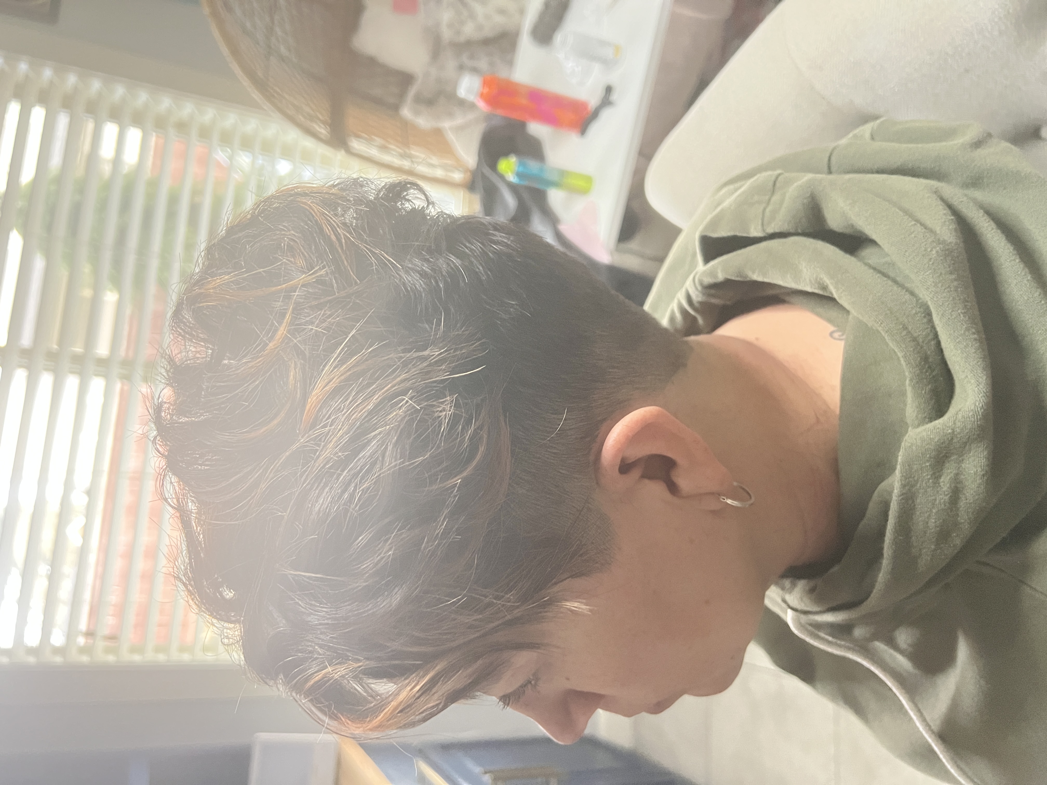 Hair Cut above ears