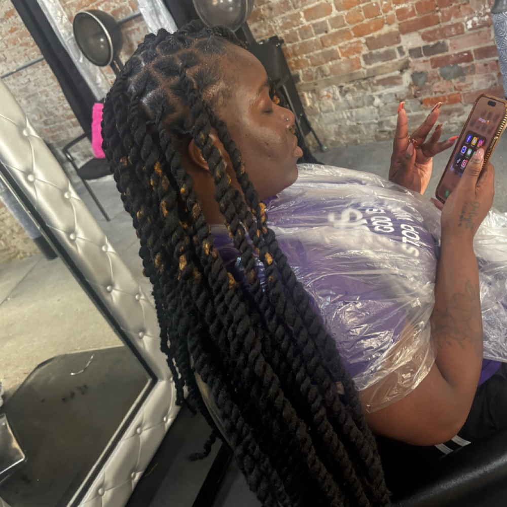 Extended Two Strand Loc at TheHouseofKe in Rocky Mount, NC