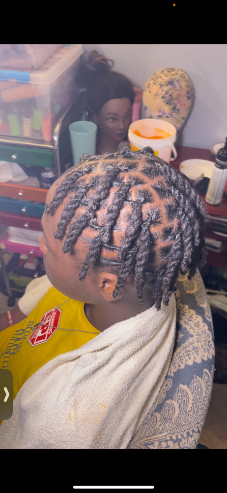 2 Strand Twist ( Ear Length ) at Loc’d with Autz in Mcclellanville, SC