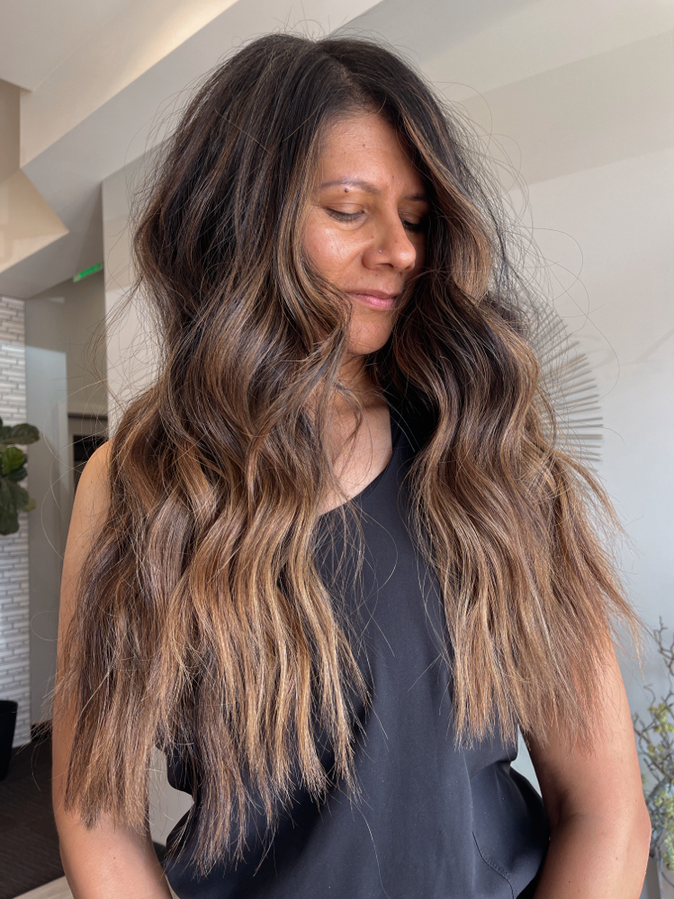 Custom Lived In Brunette Balayage