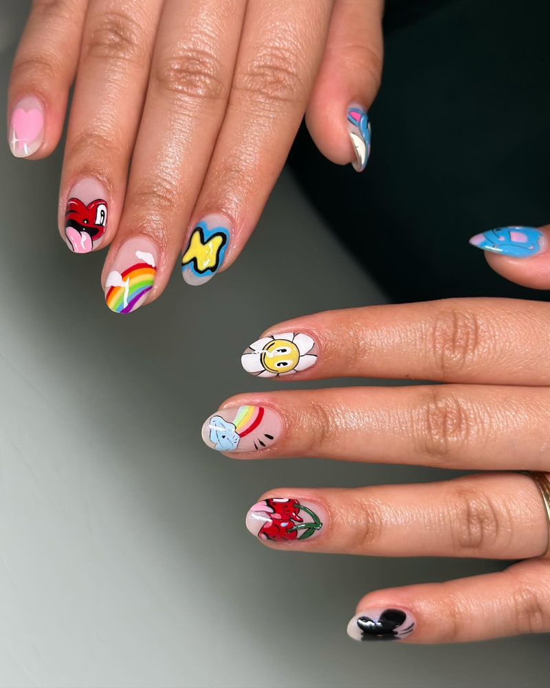 Fill with *DETAILED* nail art