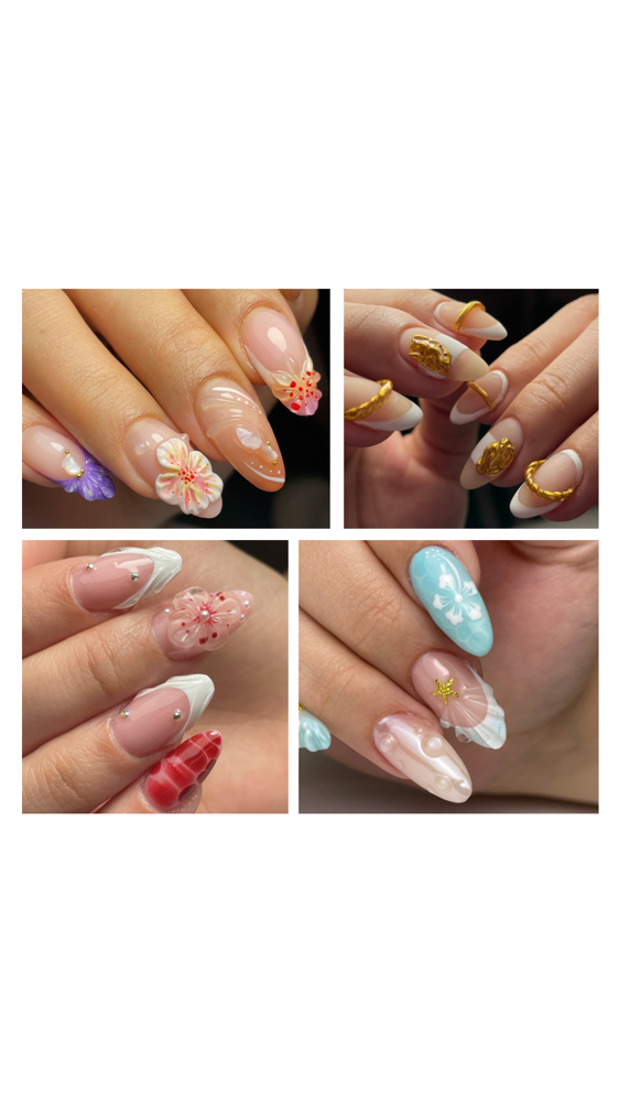 Nail Art Flor 3D