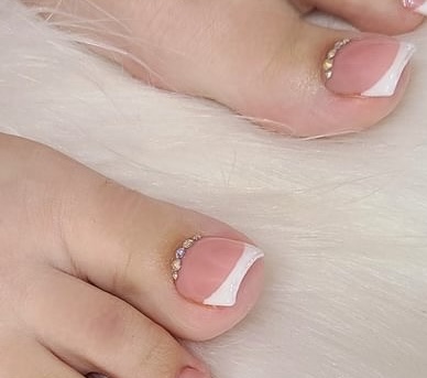 Acrylic Big Toes Nails