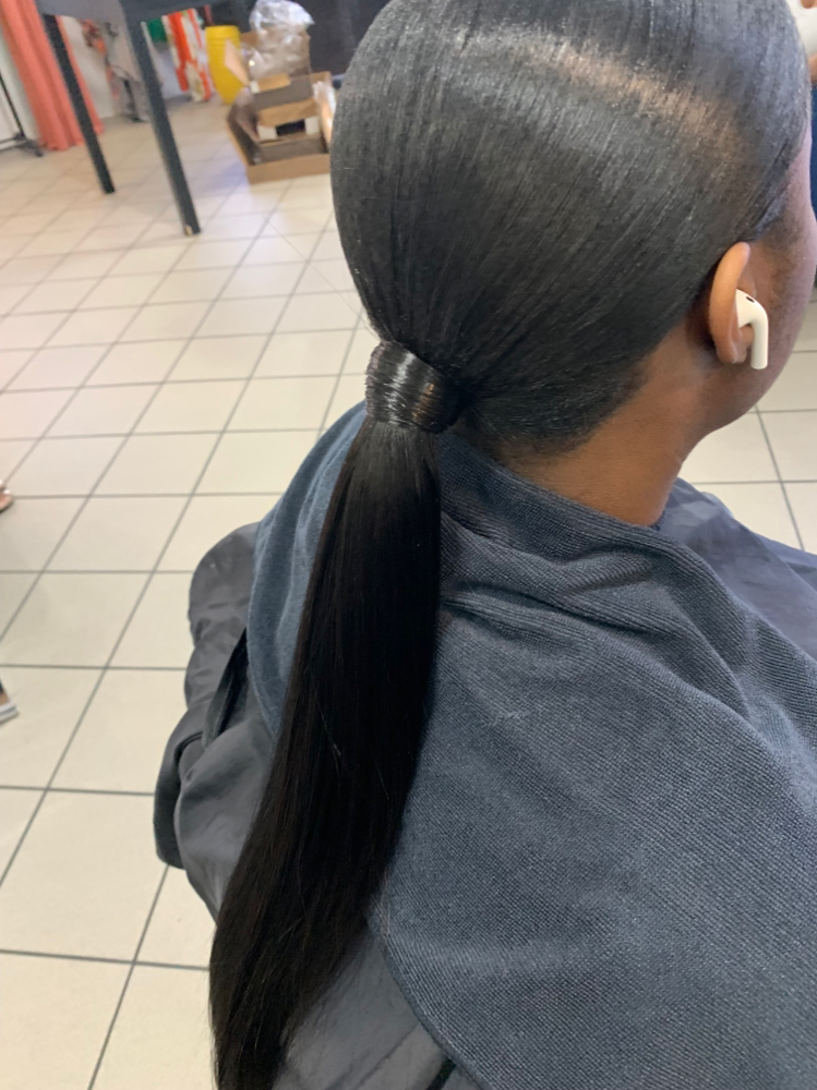 Sleek Ponytails