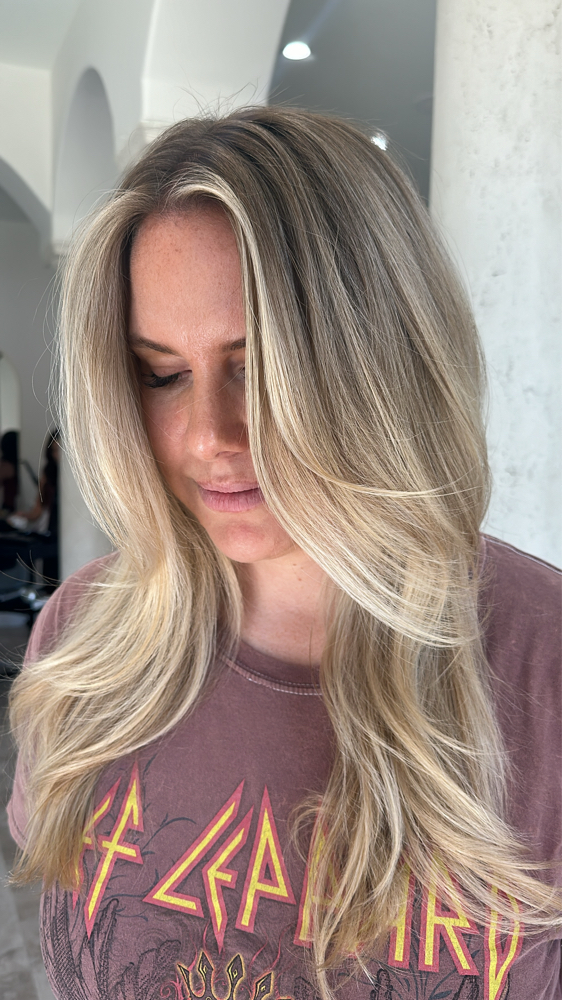 partial blonding