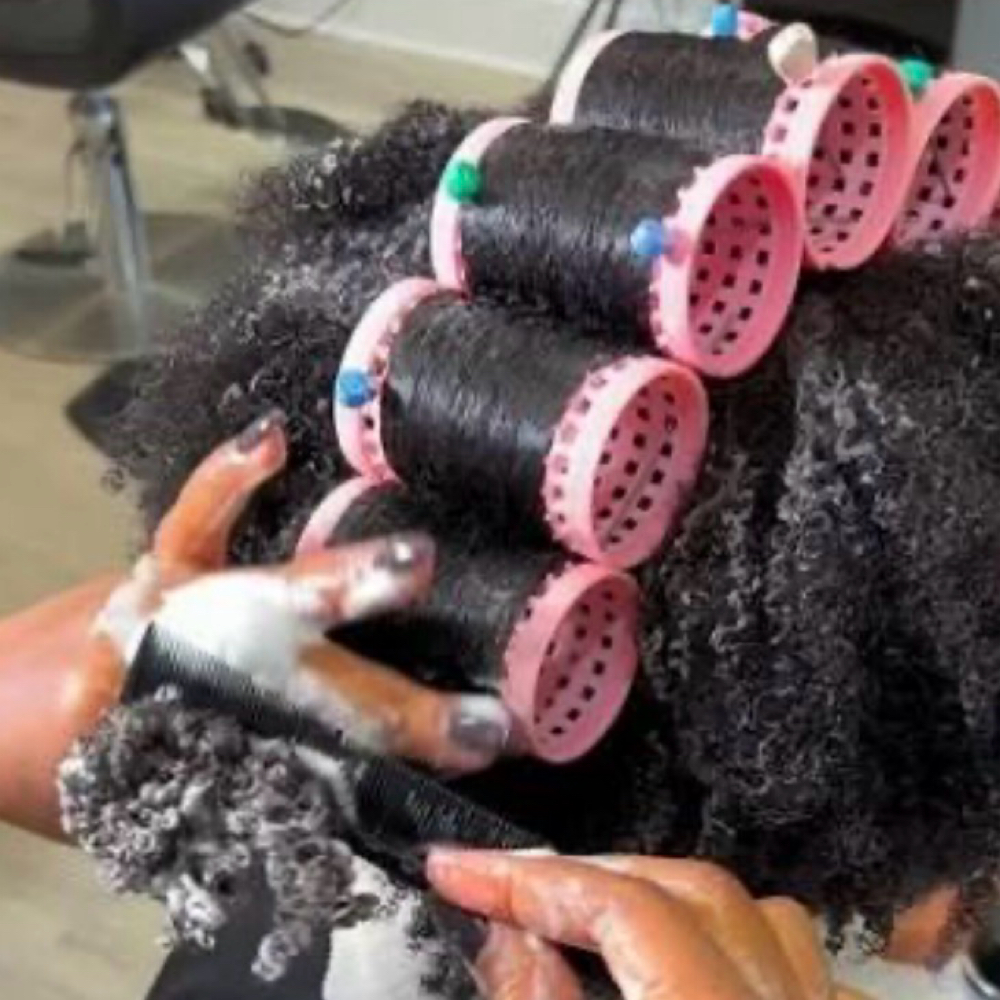 Roller Set at Kimber J 🌺 in Uniondale, NY
