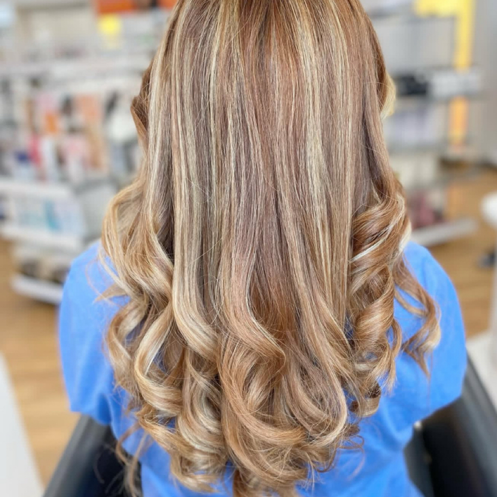 Full Highlights/ No Style at Shear Genius Beauty Bar in Lafayette, LA