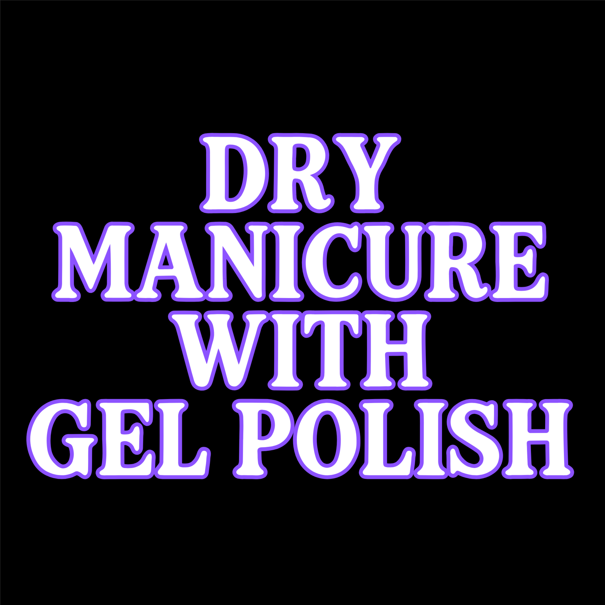 Dry Manicure With Gel Polish at Twisted Shears Salon in Deridder, LA