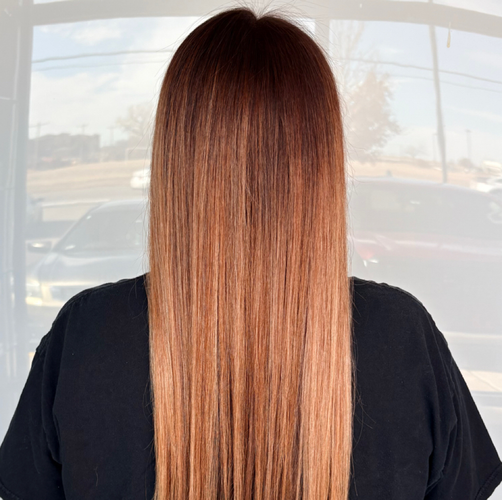 Root Shade Added To Color Service at Lox by MB in Moore, OK