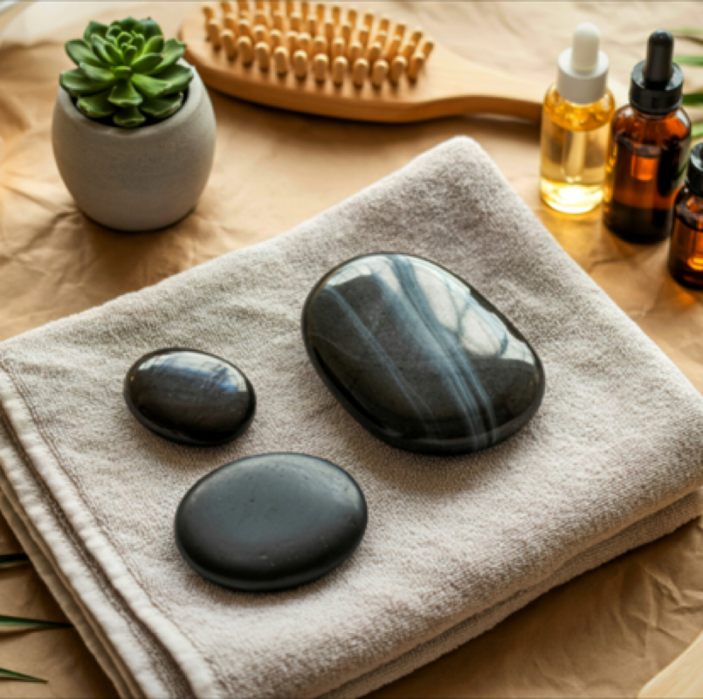 Hot Stone Therapy at All Eyes On Me Esthetics in Billings/CutBank, MT