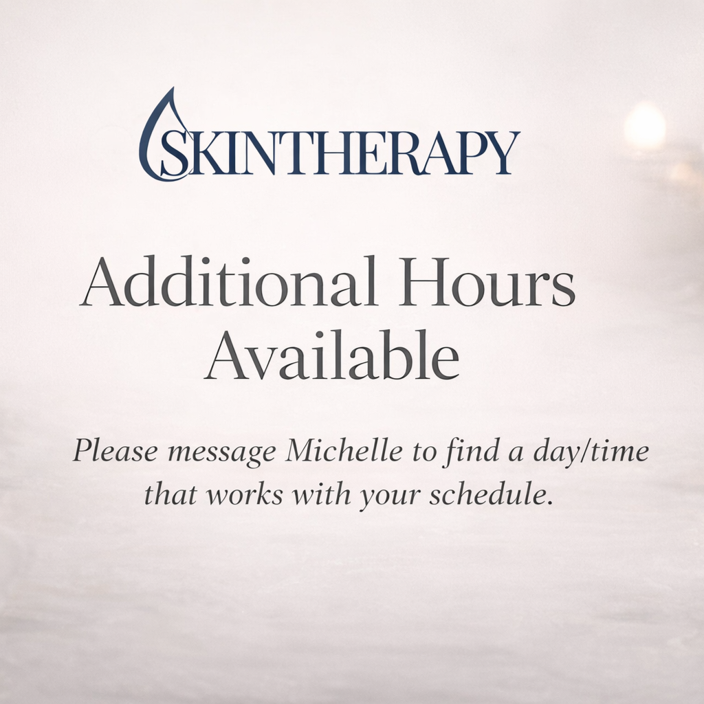 Additional Hours Available at Skintherapy in Framingham, MA