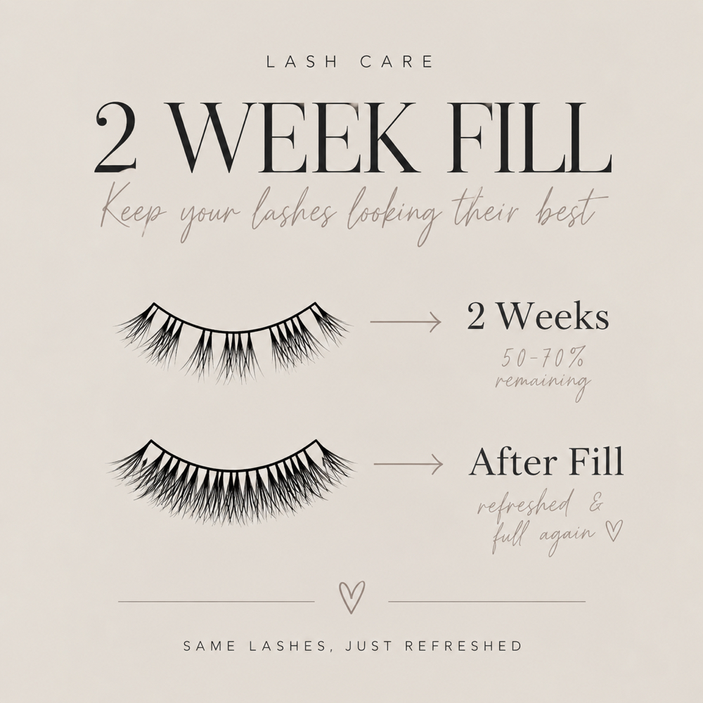 Lash Fill 2 week at Kenna’s Esthetics in Sparks, NV