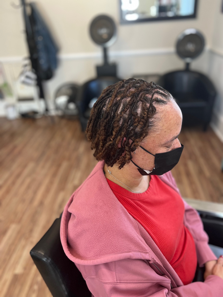Starter Locs/ Afro/Natural Hair-Chin Length Or Shorter