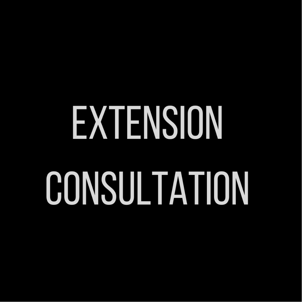 Extensions - Consultation