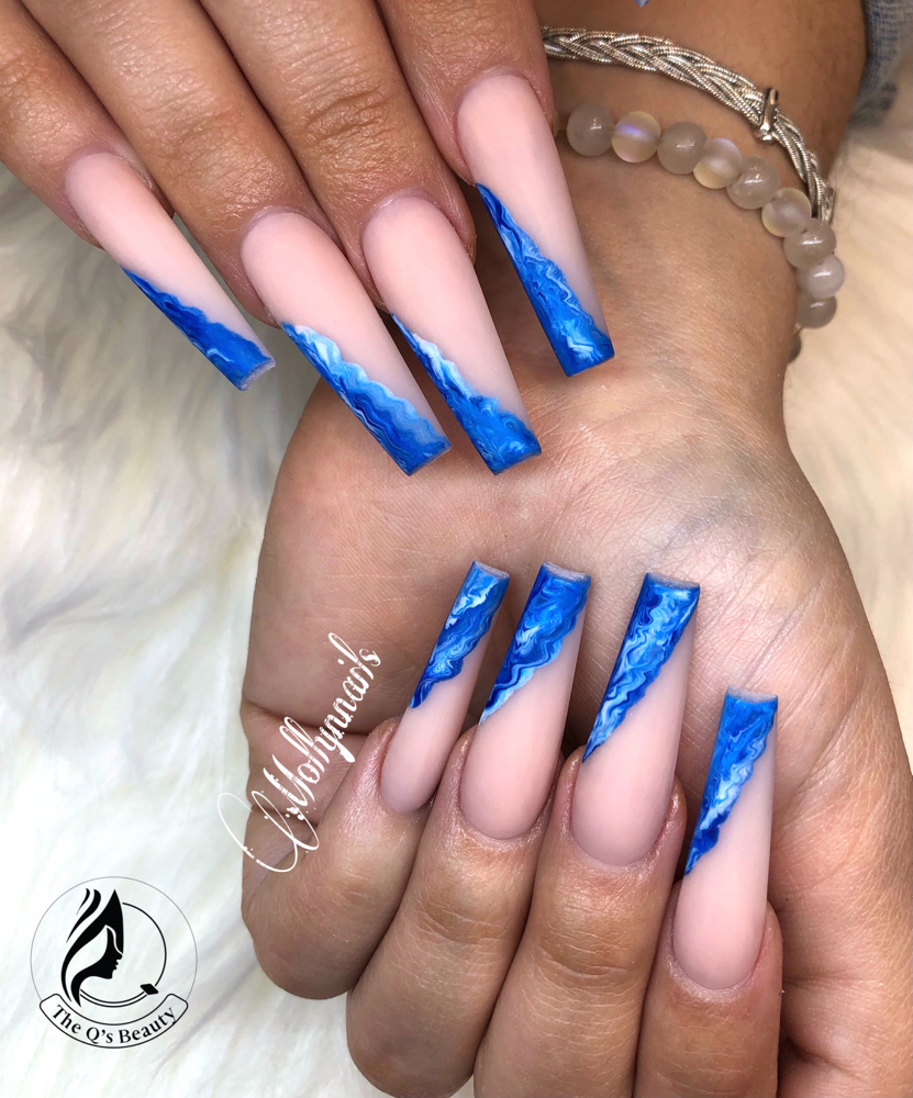 Long Full Set Acrylic