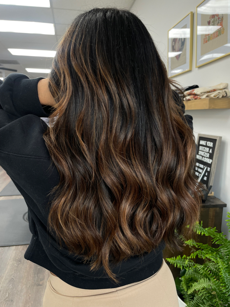 Partial Balayage With Haircut/Style