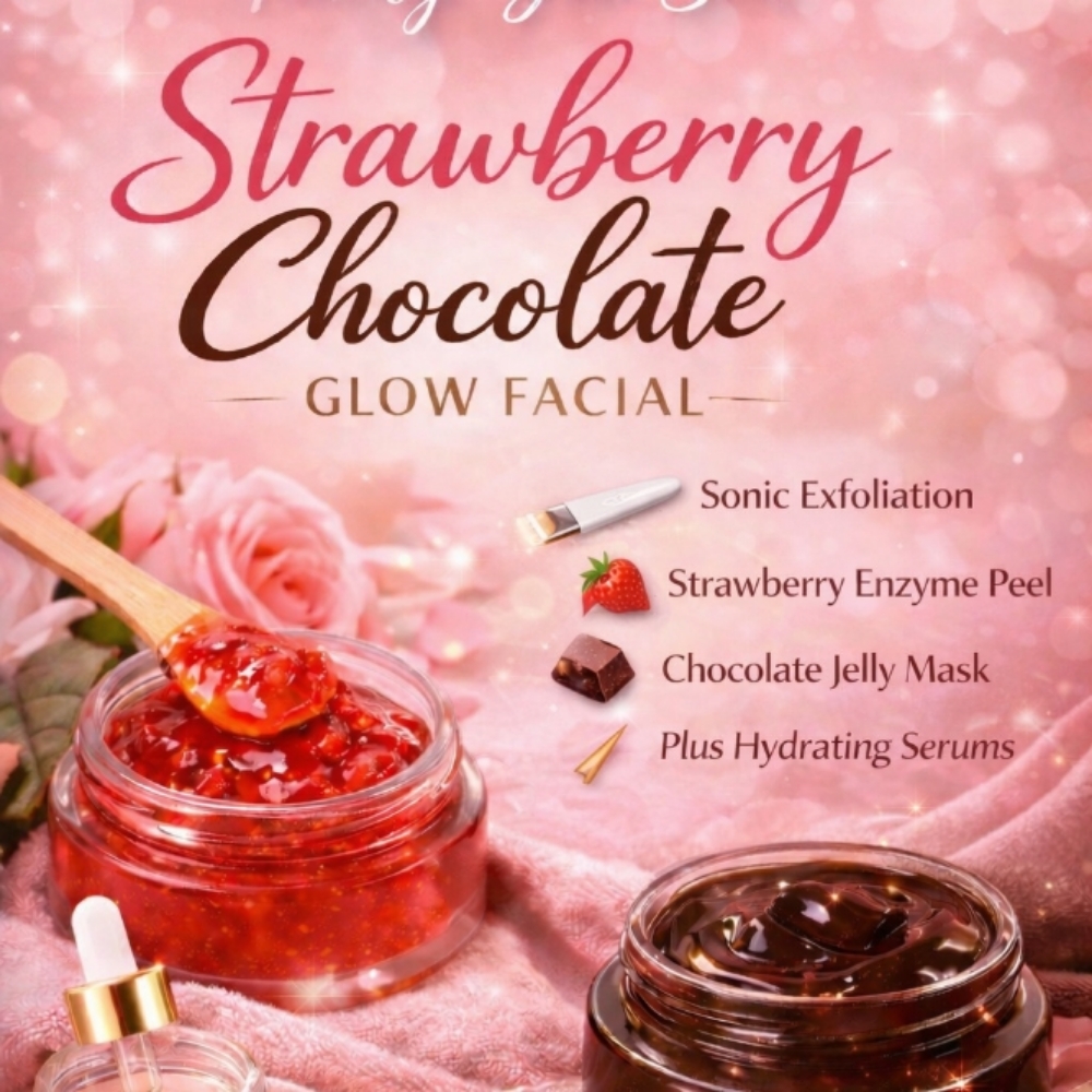 Strawberry Chocolate Glow Facial at Rich Lash Room in Lock Haven, PA