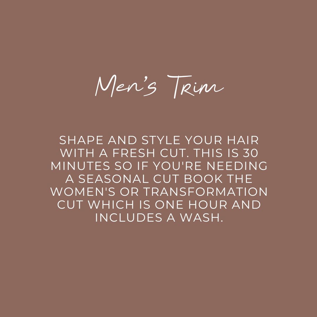 Men's Trim