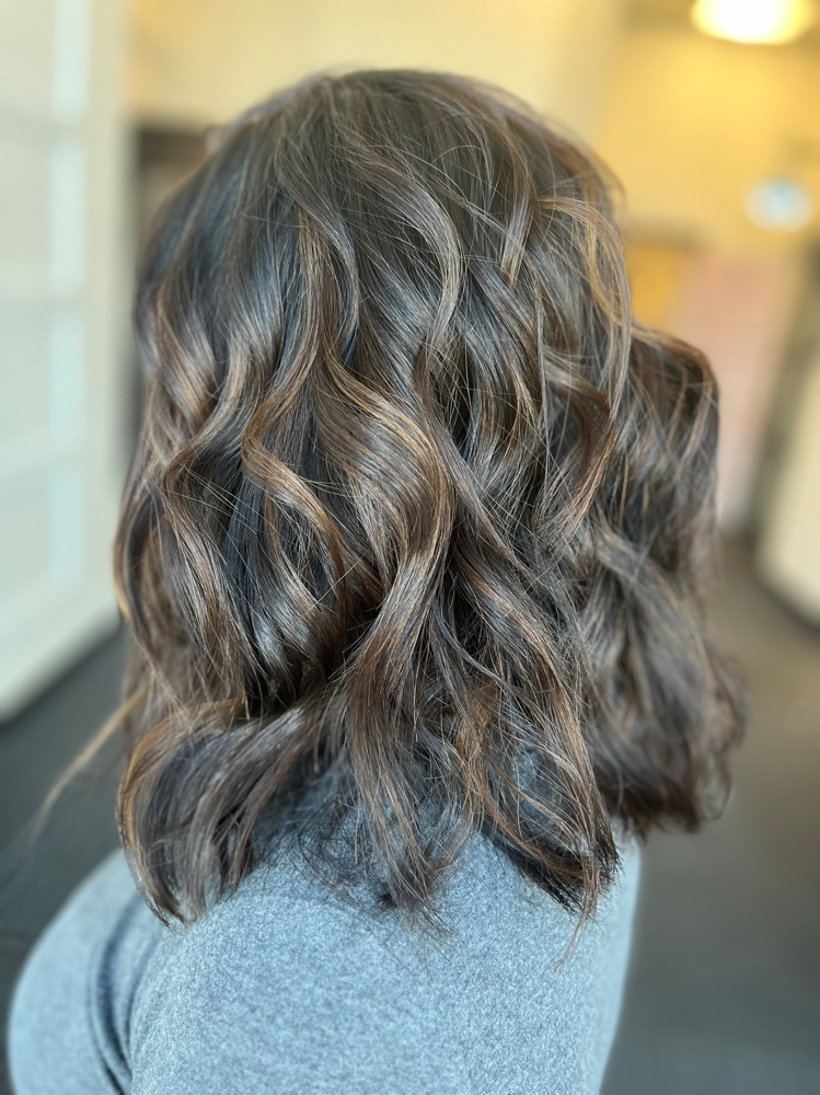 Root Touch Up With blowdry